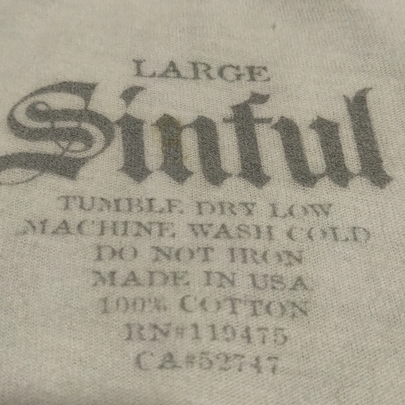 Sinful Tiger T-Shirt - Picture 5 of 5